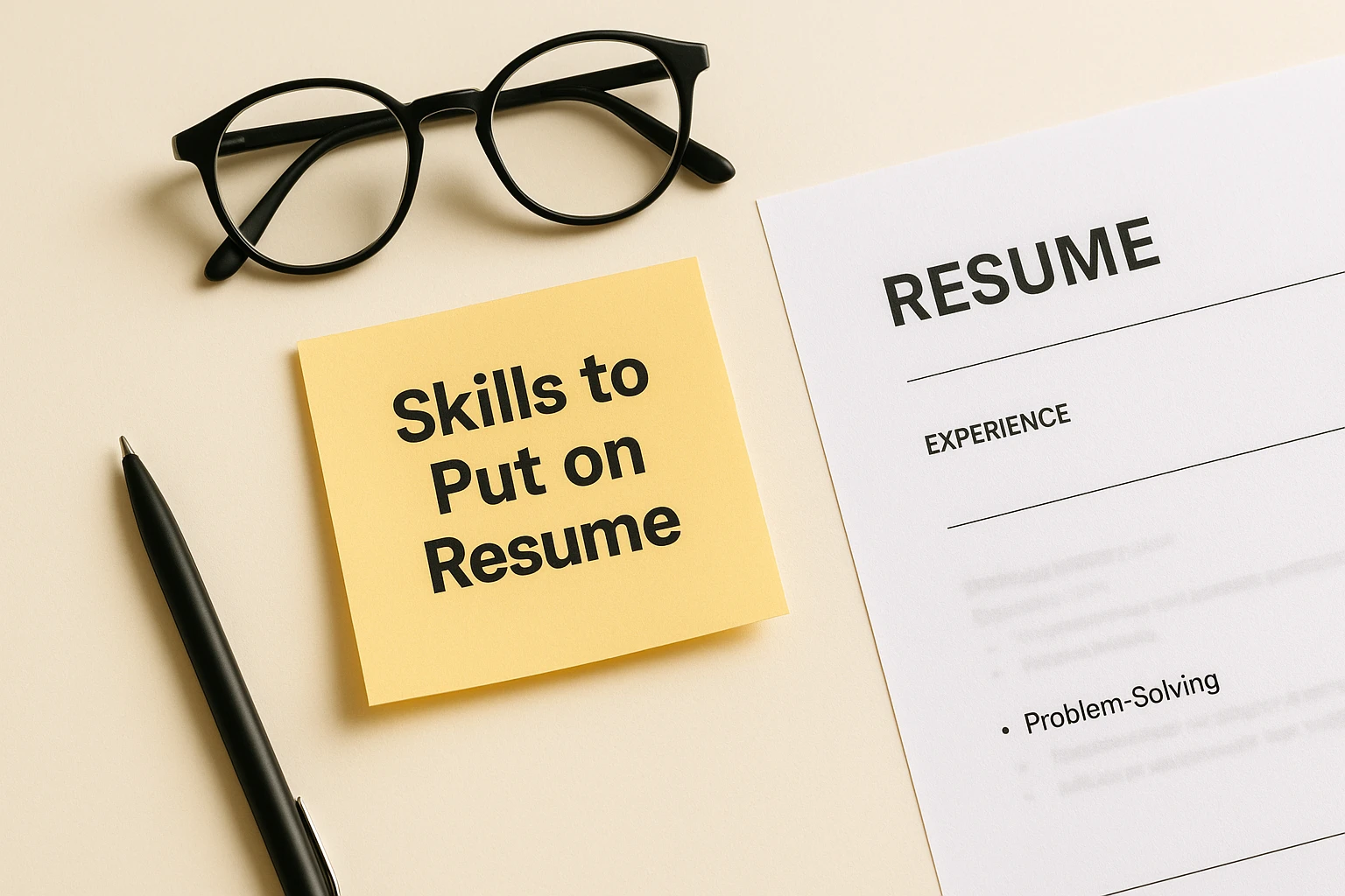 Skills to Put on Resume