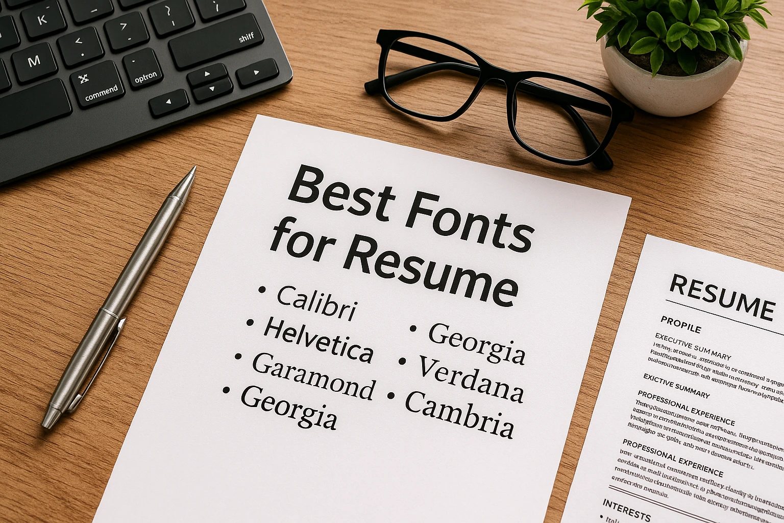 Top Resume Fonts and How to Choose the Right One