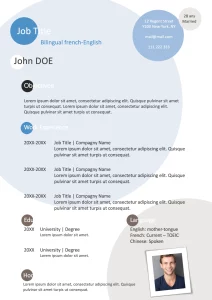 Bubble Resume