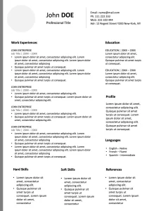 Business resume