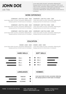 Corporate Resume