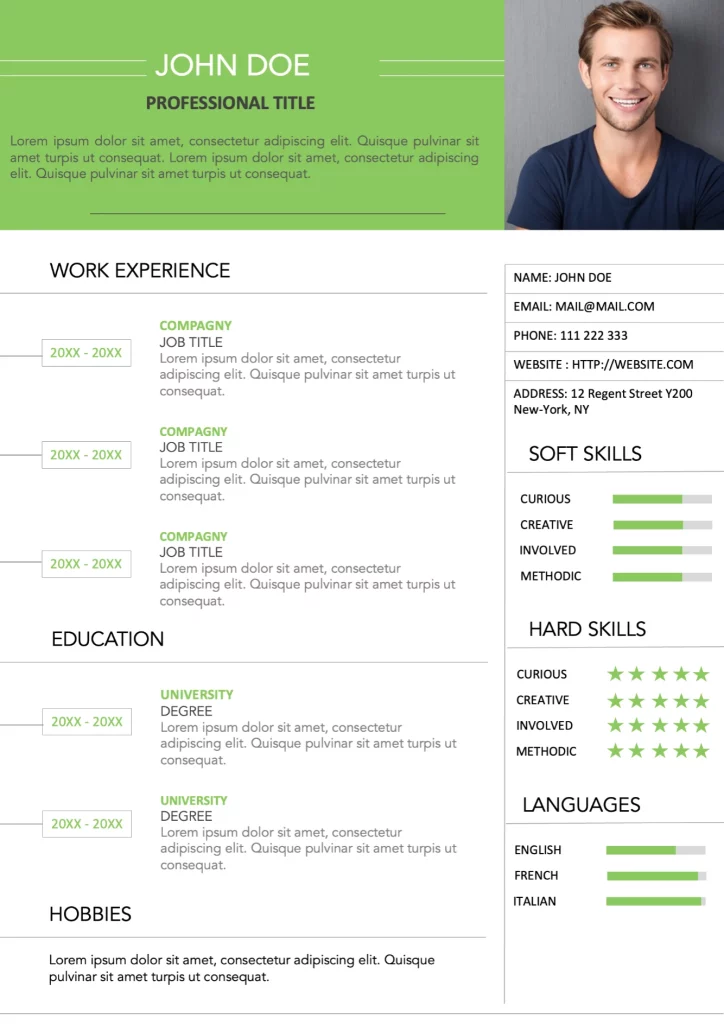 Editable Resume Resume Template — Professional & Editable Example